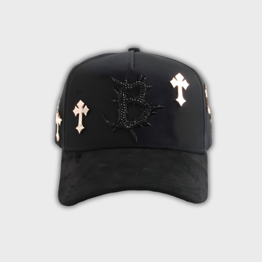 EL Barbas B CROSS 24k Rose Gold Hat