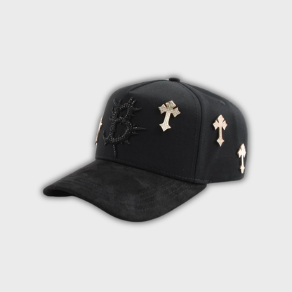 EL Barbas B CROSS 24k Rose Gold Hat