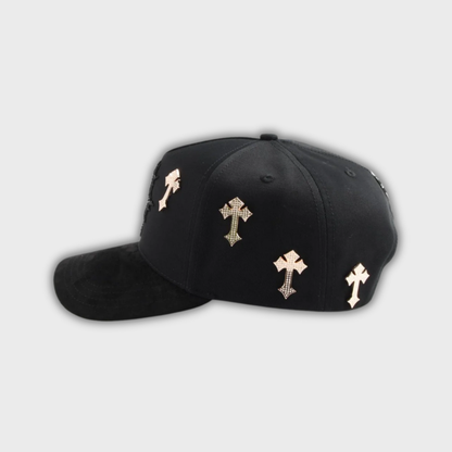 EL Barbas B CROSS 24k Rose Gold Hat