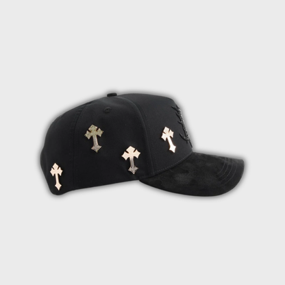 EL Barbas B CROSS 24k Rose Gold Hat